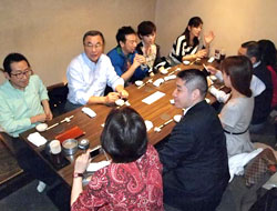 懇親会